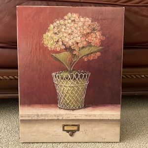 Hydrangea Study by Arnie Fisk 12" x 16" Gallery Wrapped Canvas Wall Art Print -